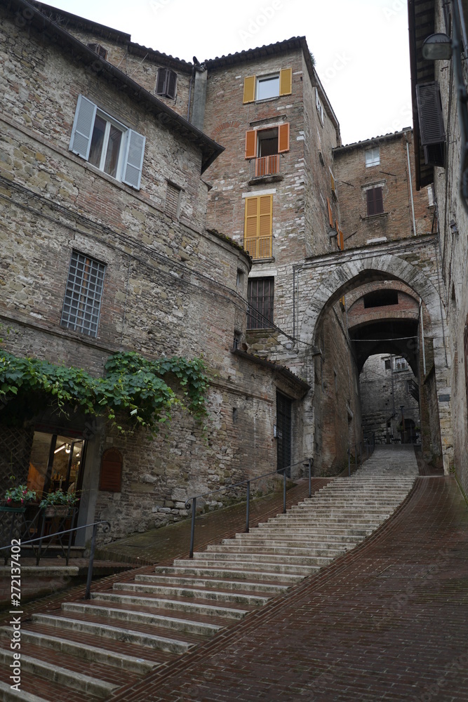 Door of Saint Ercolano in Perugia - Italy