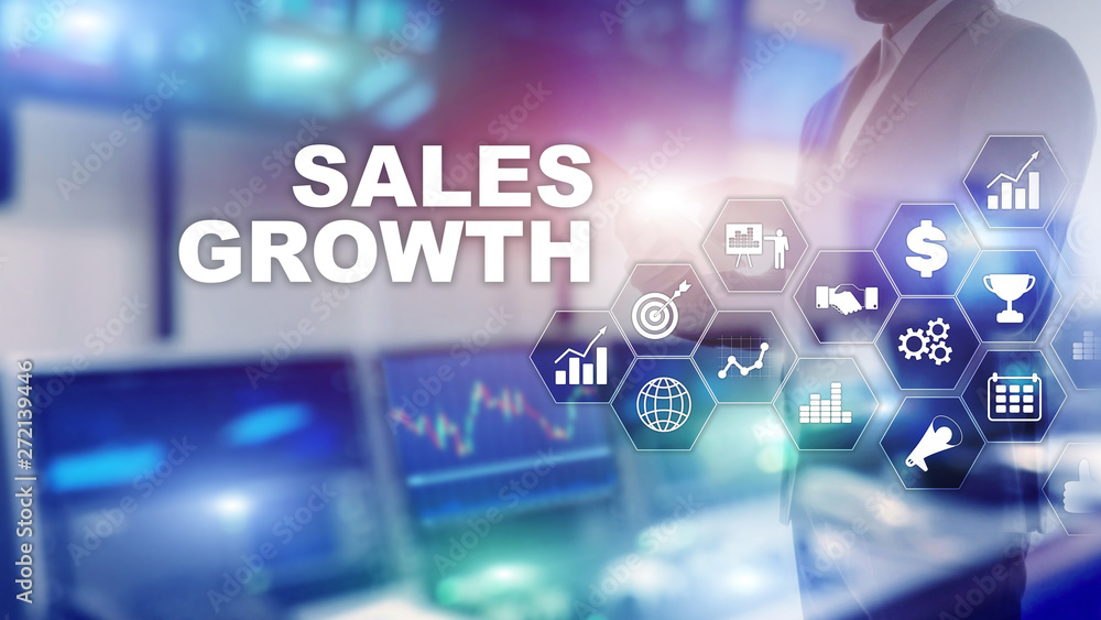 Chart growth concept. Sales increase, marketing strategy. Double exposure with business graph. Chart growth concept. Sales increase, marketing strategy. Double exposure with business graph.