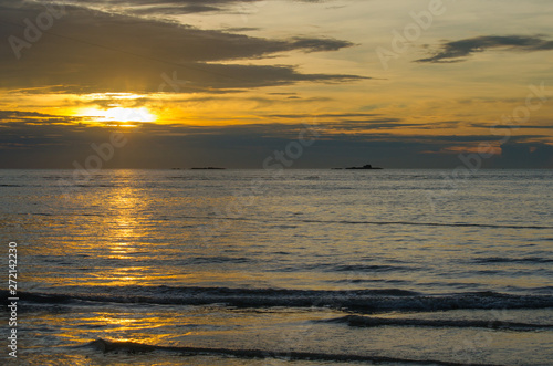 Sunset on the sea in Langkawi