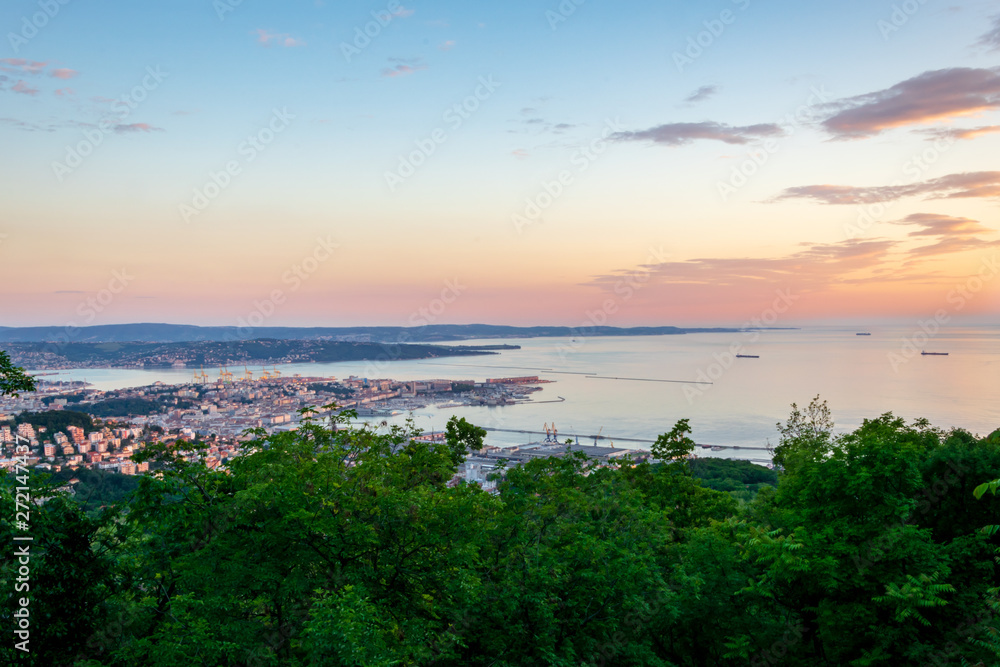 Trieste seen from above