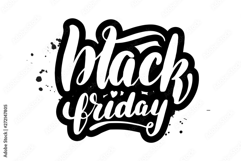lettering black friday lettering black friday
