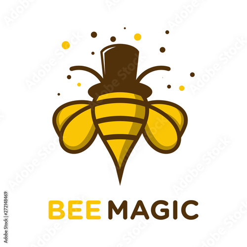 honey bee hat magic logo