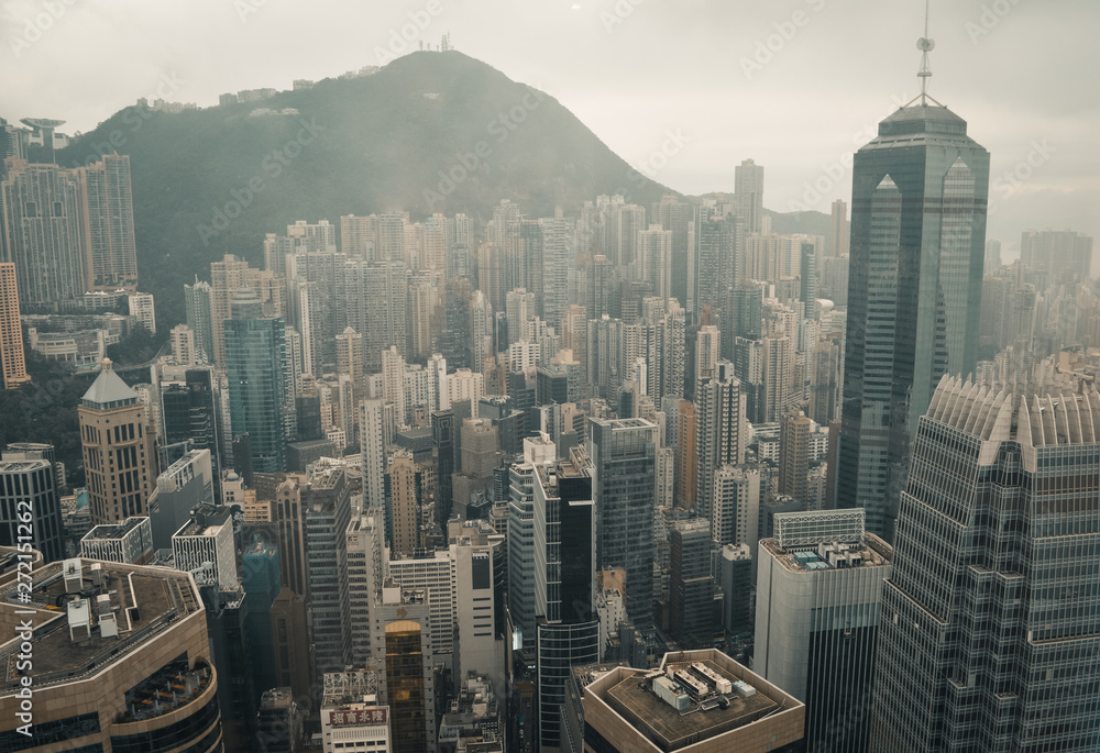 Fototapeta premium Hongkong Skyline 