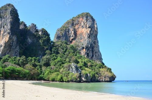 Sunset over Krabi in Thailand