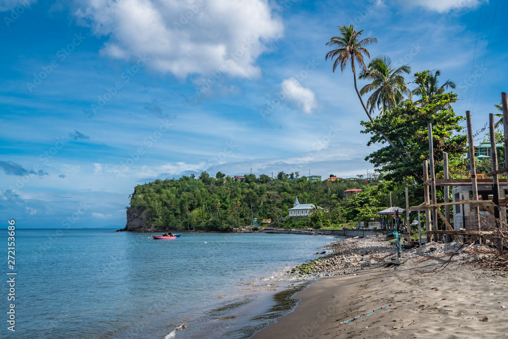  Views around the caribbean island of Dominica West indies