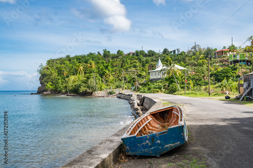 Tableau sur toile Views around the caribbean island of Dominica West indies