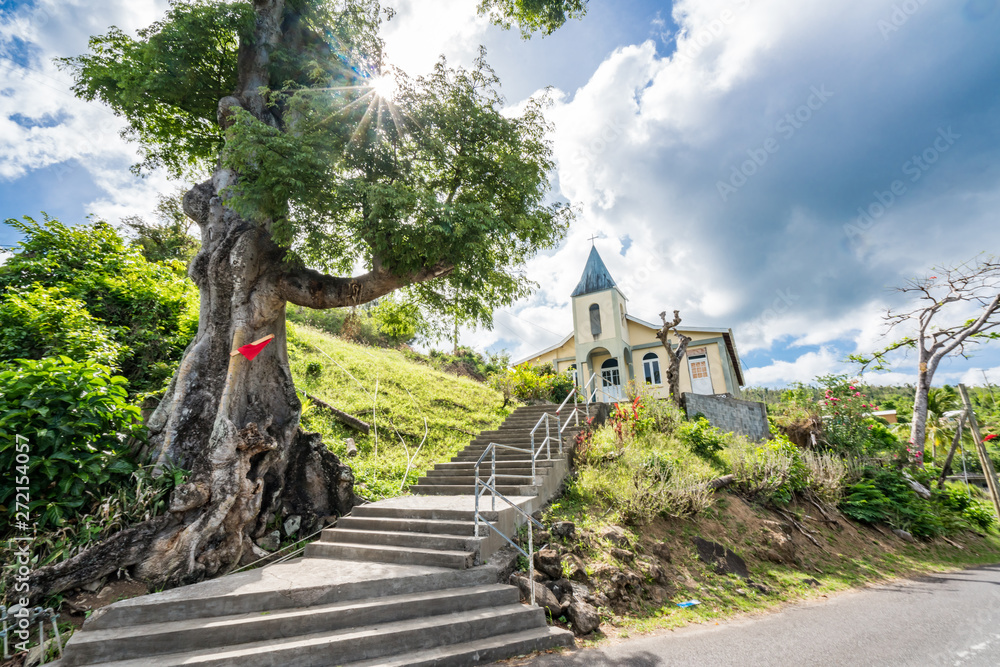  Views around the caribbean island of Dominica West indies