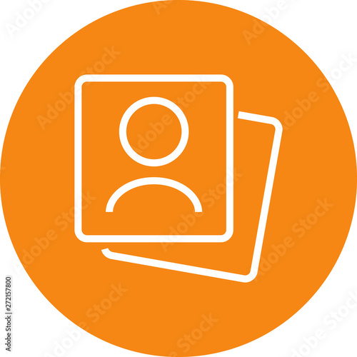 My Pictures Photo Album Outline Icon