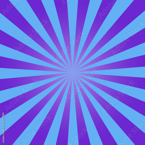 Violet radial retro background. Violet and turquoise abstract spiral  starburst. vector eps10