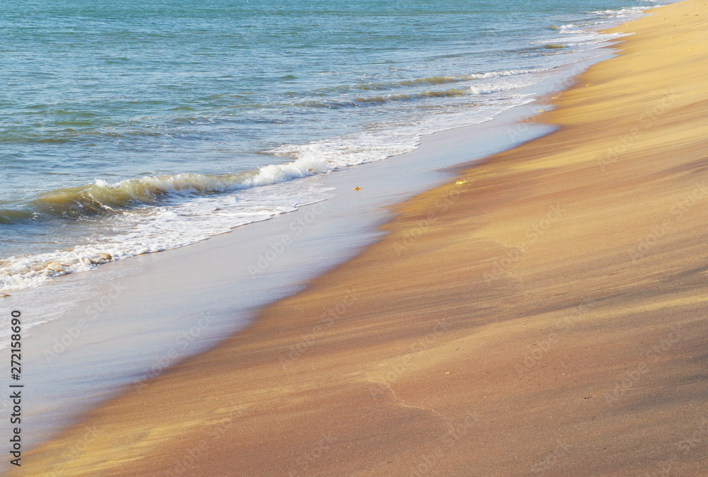 Sunny sandy coast on the ocean on the southern tropical island of Sri Lanka. Sunny sandy coast on the ocean on the southern tropical island of Sri Lanka.