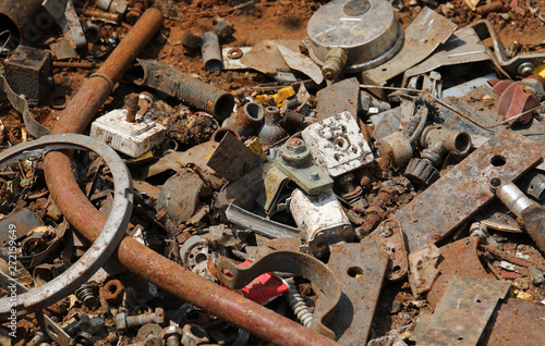 abandoned old rusted object photo