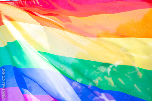 Rainbow flag background photo