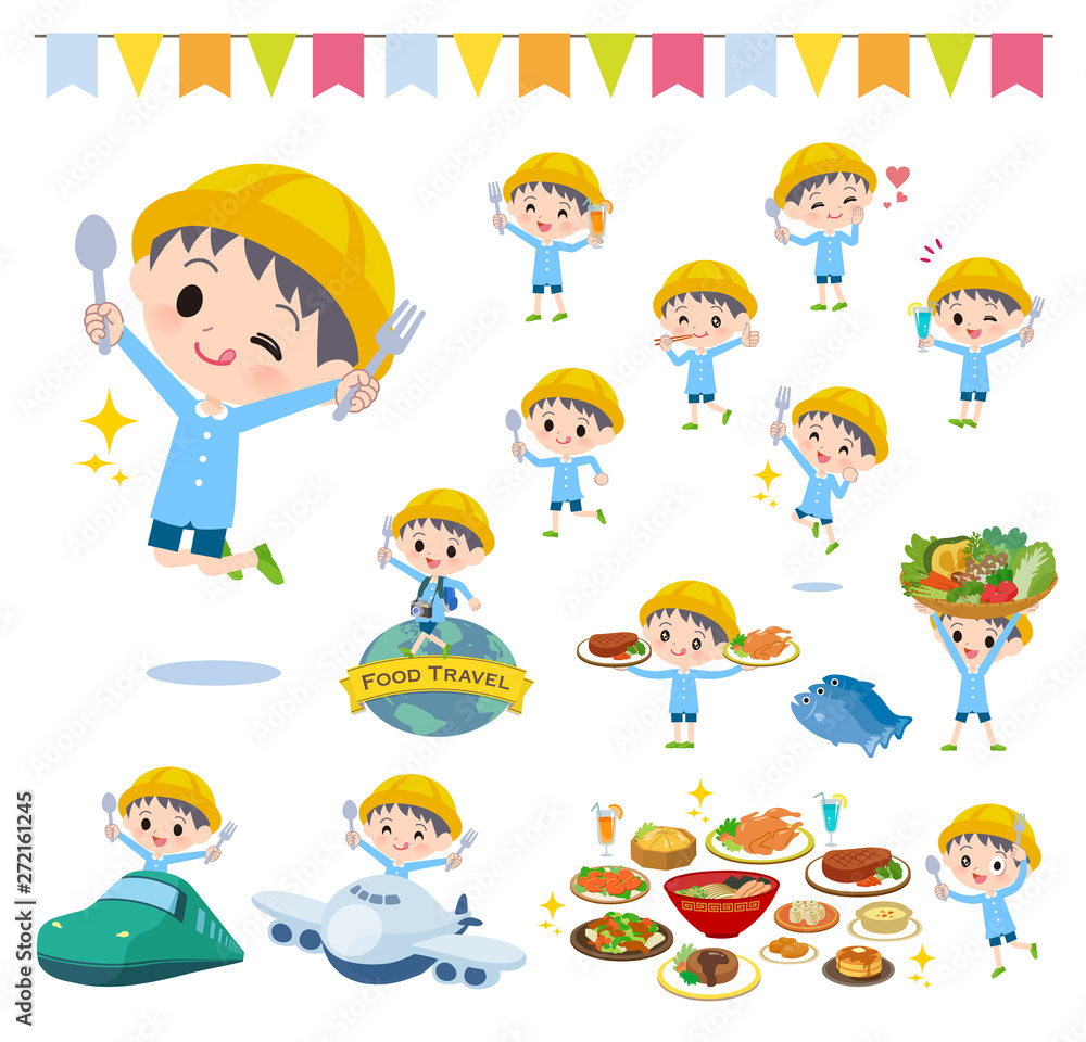 Nursery school boy_food festival
