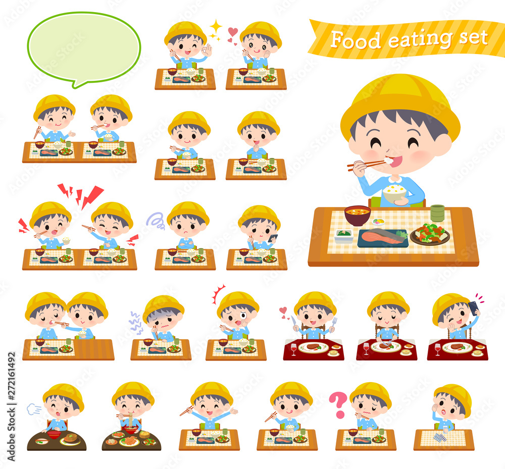 Nursery school boy_Meal Nursery school boy_Meal