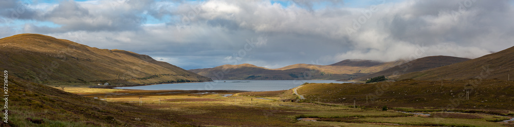 Scotland has many lakes. Some are small indeed, but most of them are very big and can be hiked on their shores. As the weather is bad most of the time, one can be really prepared with bad weather gear