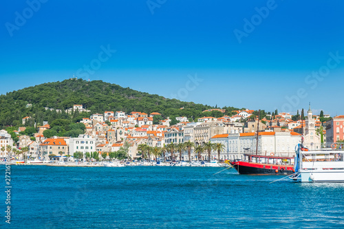 Harbor of Split, Croatia, largest city of the region of Dalmatia and popular touristic destination