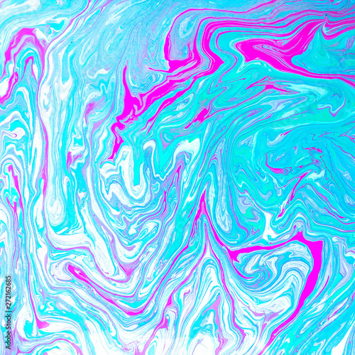 Color watercolor stains and waves on paper. Colored background for design  posters  presentations and other artwork. Marble and splash texture.