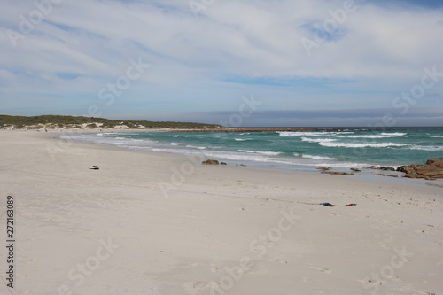 Empty Beach and blue sea
