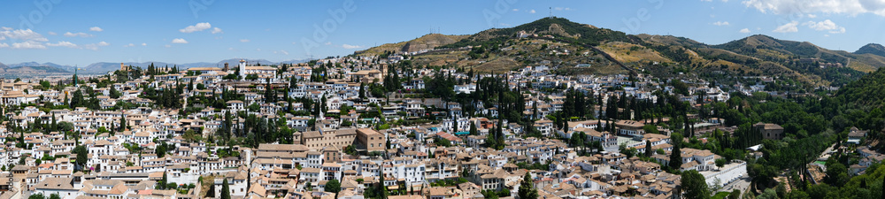 View from the Alhambra - Fortress, Granada, Spain