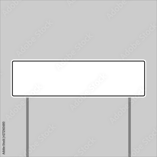 isolated sign displaying name of the place
