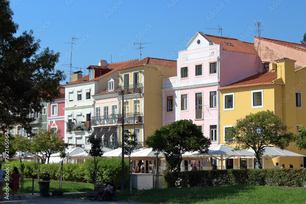 Buildings in Belem, Lisbon, Portugal