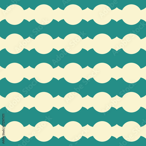 Vector seamless pattern with wavy stripes. Modern stylish texture. Repeating pastel background