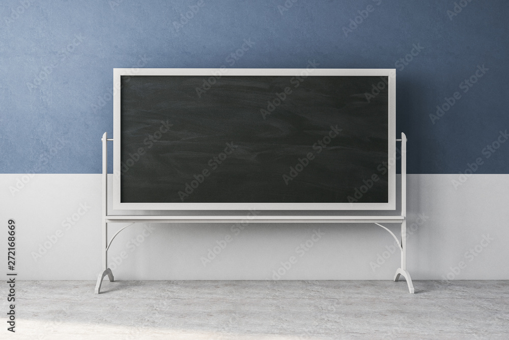 Obraz Contemporary classroom with empty chalkboard fototapeta, plakat
