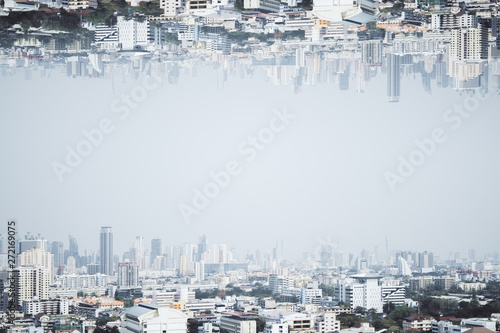 City skyline texture