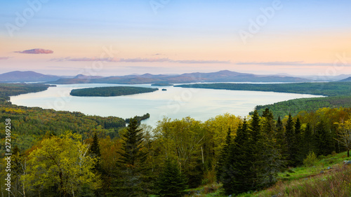 Height of Land Overlook view of Mooselookmeguntic Lake