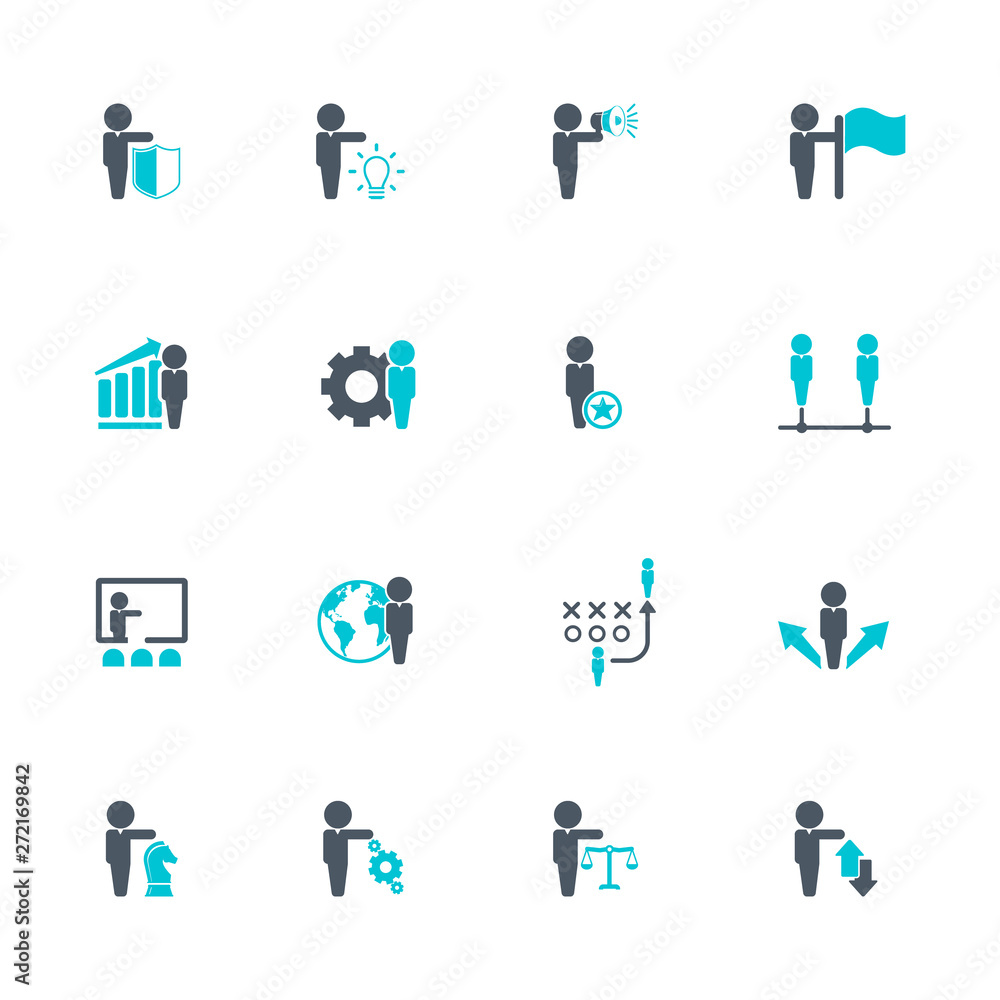 Fototapeta premium Business icon set