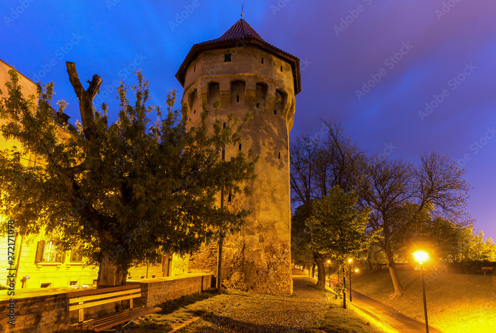 The Harquebusier Tower in Sibiu
