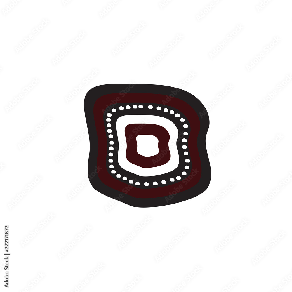 Aboriginal art icon logo design vector template Aboriginal art icon logo design vector template