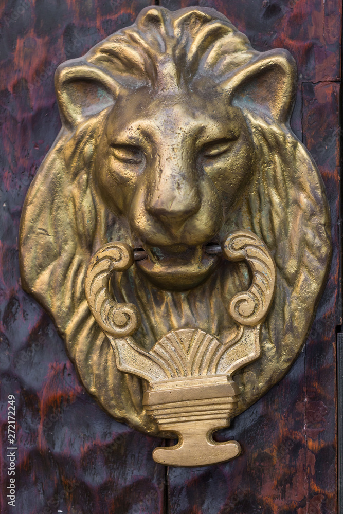 Copper Lion door bell