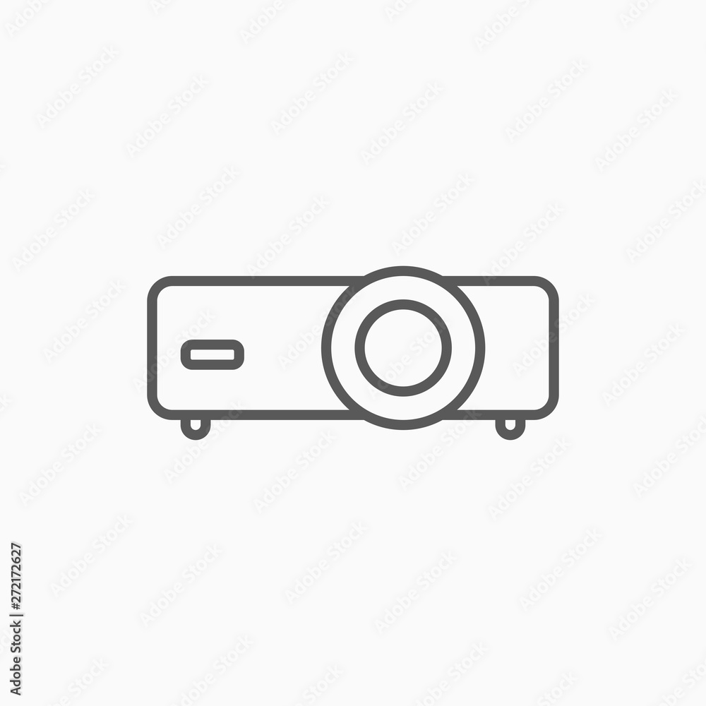 projector icon, projector vector
