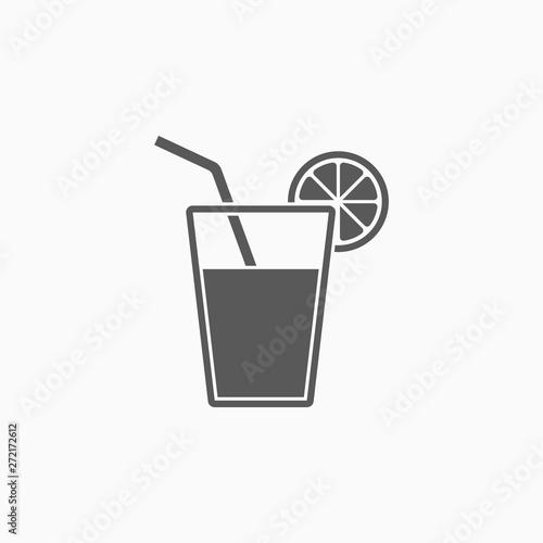 fruit juice icon, juice vector