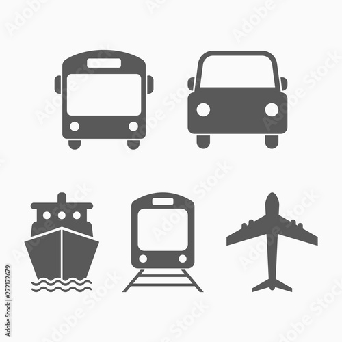 transportation icon, transport vector