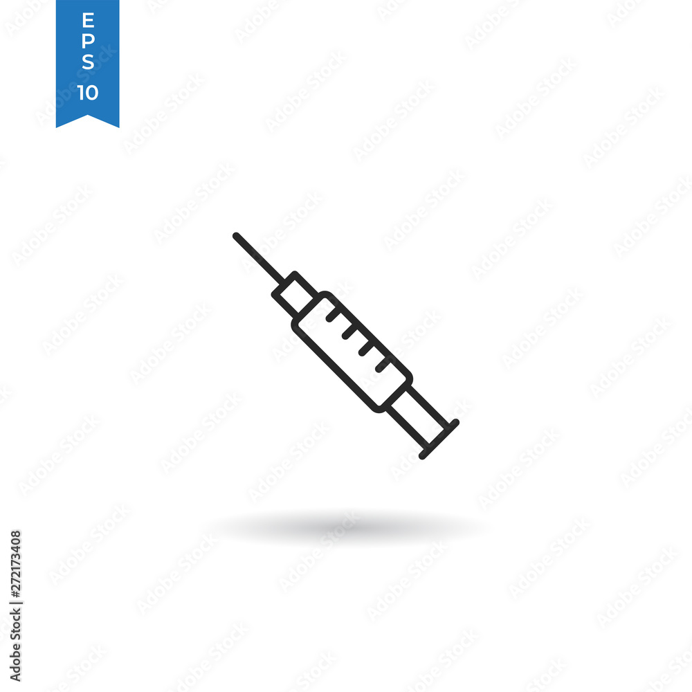 Syringe vector icon Syringe vector icon