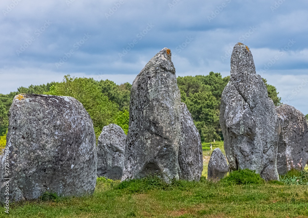 Alignements de Carnac - Carnac stones in Carnac, France Alignements de Carnac - Carnac stones in Carnac, France
