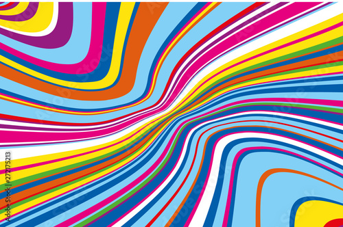 Bright dynamic background with wavy lines