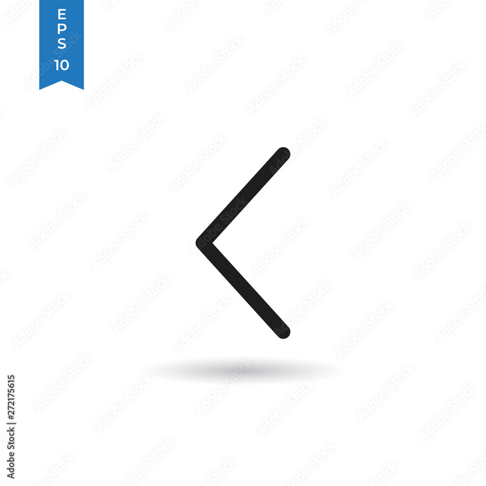 Back icon isolated on white background. Back icon in trendy design style. Back vector icon modern and simple flat symbol for web site, mobile app, UI. Back icon vector illustration, EPS10. Back icon isolated on white background. Back icon in trendy design style. Back vector icon modern and simple flat symbol for web site, mobile app, UI. Back icon vector illustration, EPS10.
