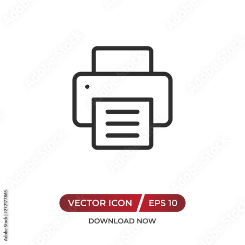 Printer vector icon