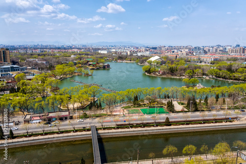 View at Langton Lake and Park area part of Tiejiangying Residential District photo