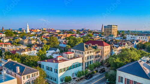 Rainbow Row in Charleston South Carolina SC photo