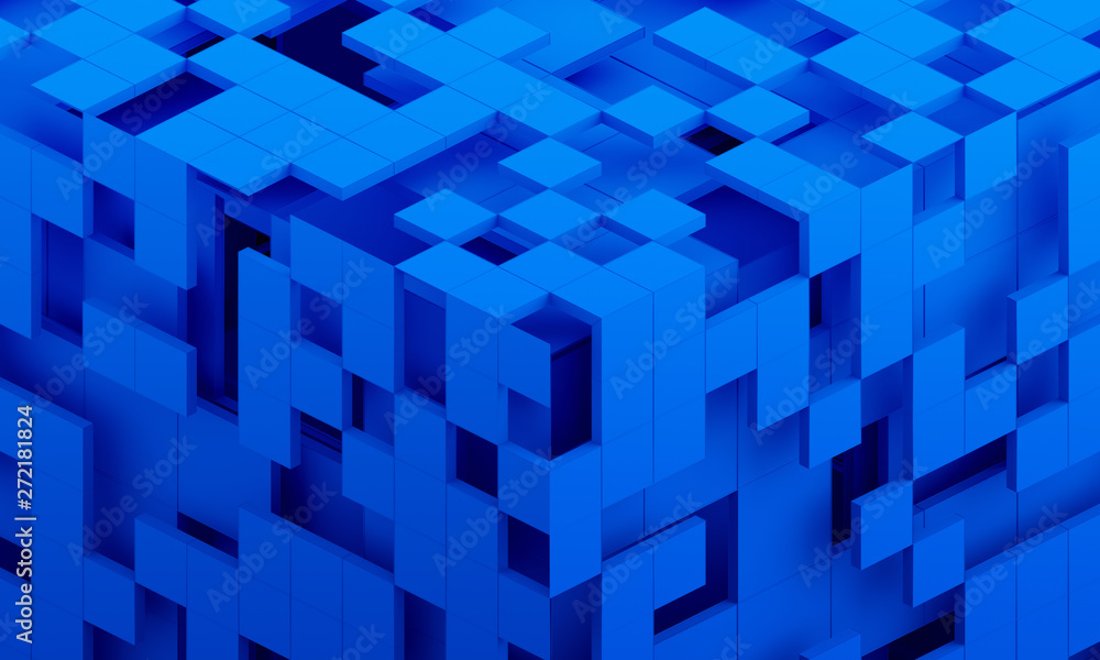 Abstract 3d render, modern background with cubes, geometric design Abstract 3d render, modern background with cubes, geometric design