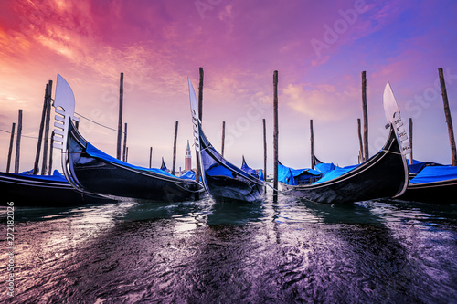 beautiful sunrise in venice...