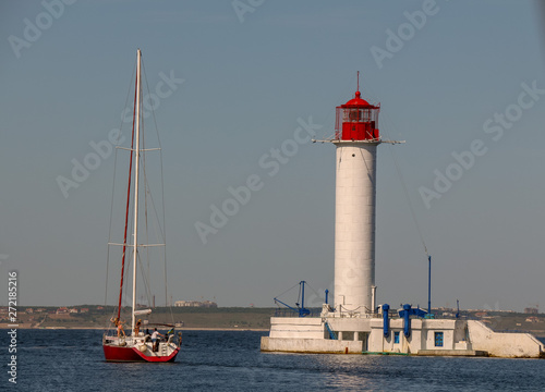 Odessa sea port lighthouse