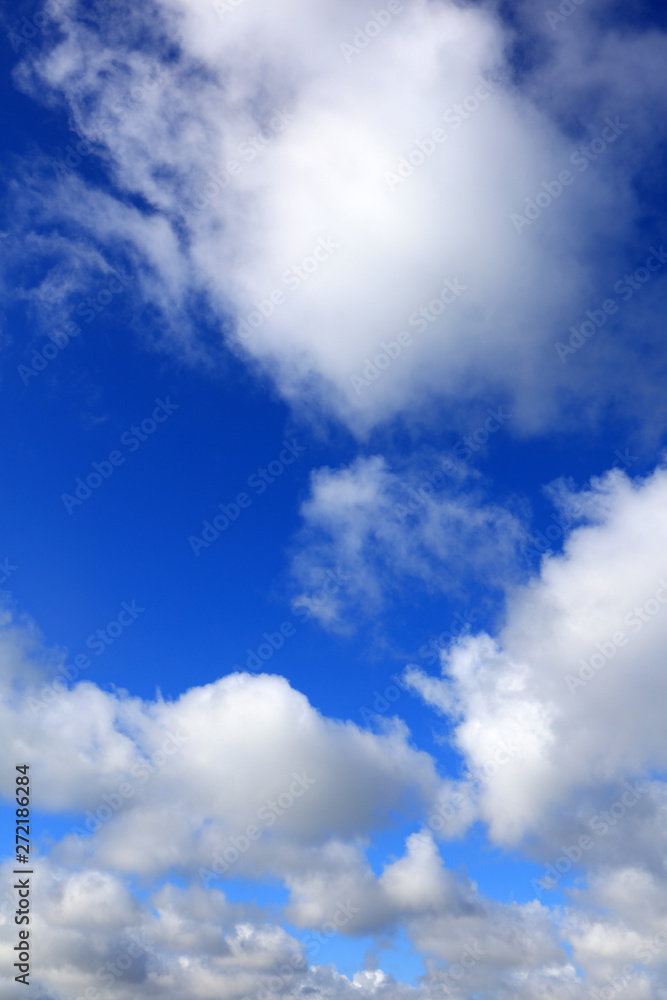Obraz premium 沖縄上空のさわやかな空