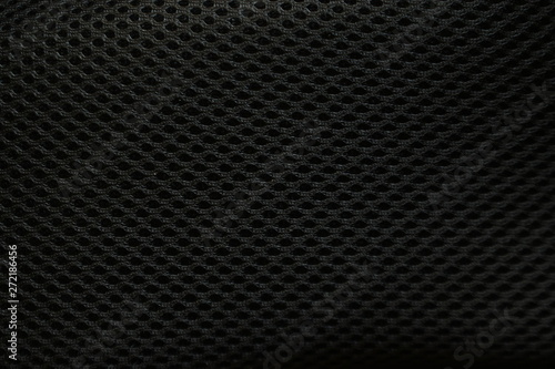 black fabric texture background.canvas pattern