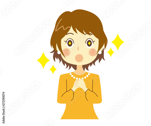 期待する女性