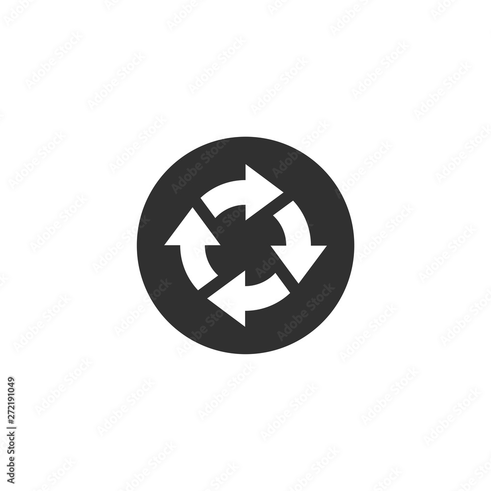 Rotation icon vector. Repeat or reload symbol icon illustration. . Rotate arrow logo design inspiration Rotation icon vector. Repeat or reload symbol icon illustration. . Rotate arrow logo design inspiration